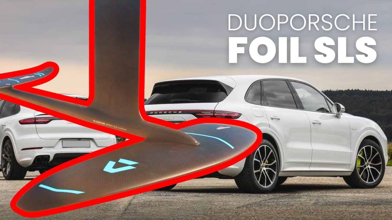 le PORSCHE Cayenne des FOILS (duotone carve 950)