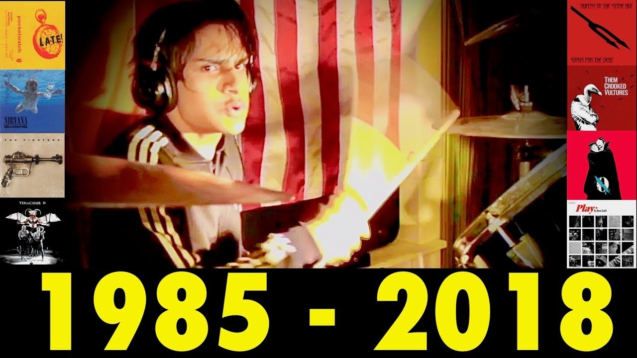 Dave Grohl's Entire Drumming Catalog *IN TEN MINUTES*