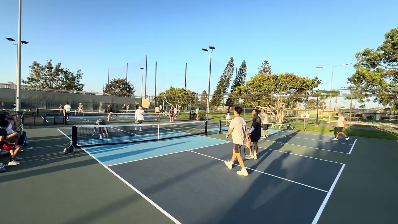 Can two 5.0s beat two 4.0s in pickleball?(James/kenny vs. Randy/Kevin)