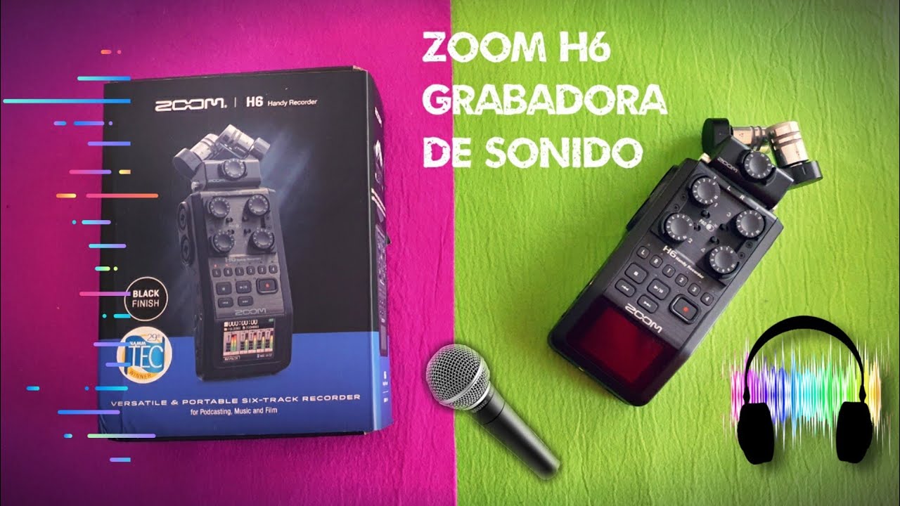 Grabadora Zoom H6. Instalación y configuración. 🎤🎚🎚