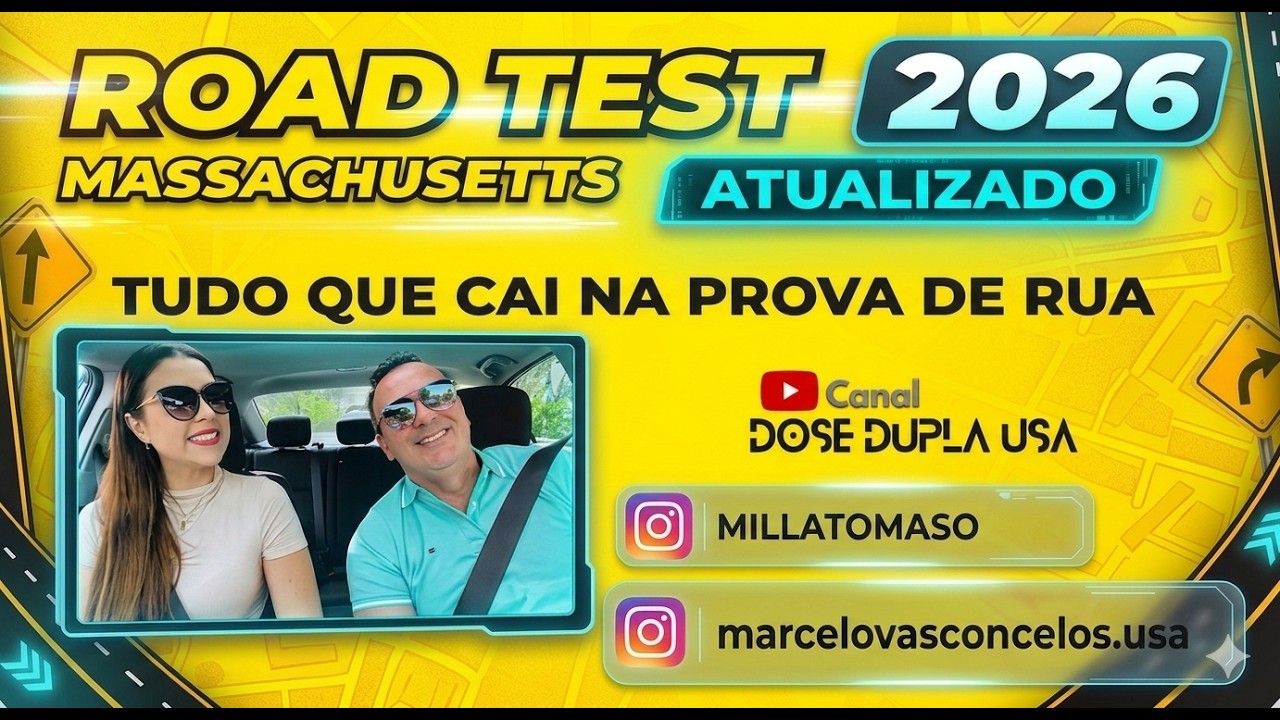ROAD TEST Massachusetts 2026 | Guia Completo com Todas as Dicas