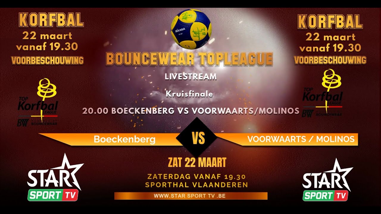 Bouncewear Topleague Finale 2024-2025 | Boeckenberg vs Voorwaarts/Molinos