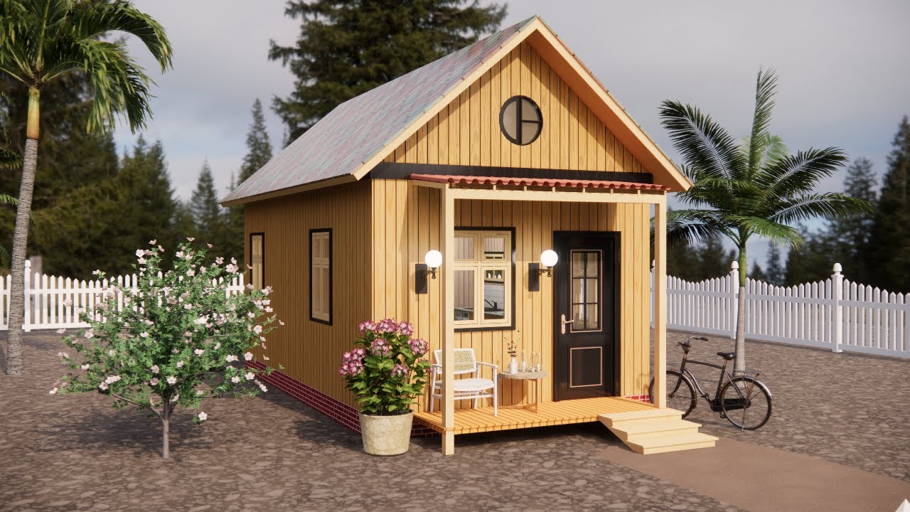 29 SQM Minimaslist Small House Design | 4 x 7 Meter (13' x 22' Ft)