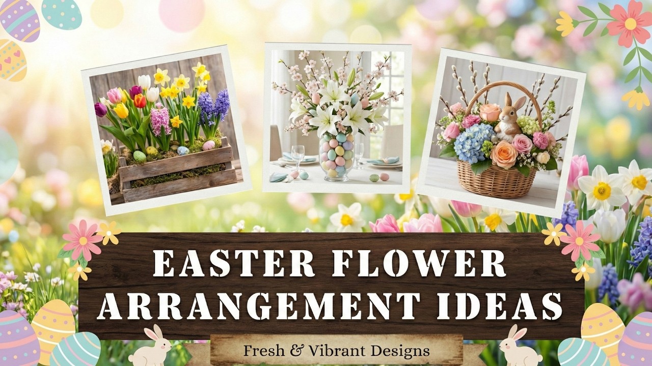 Easy! 🌷 Easter Flower Arrangement Ideas 2026 DIY Garden Inspired Floral Table Display Decor UK