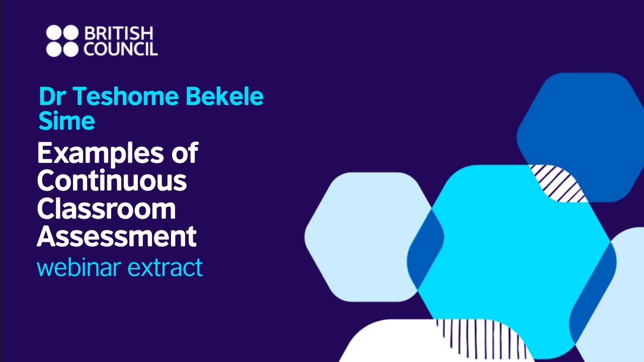TEA webinar extract | Examples of Continuous Classroom Assessment