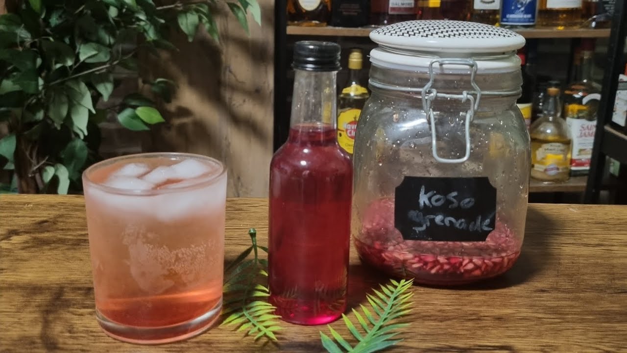 Création d'un Koso de Grenade pour faire une Grenadine maison !