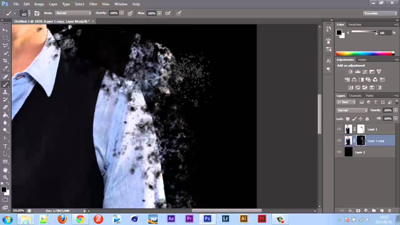 Photoshop #6 - Maszkolás