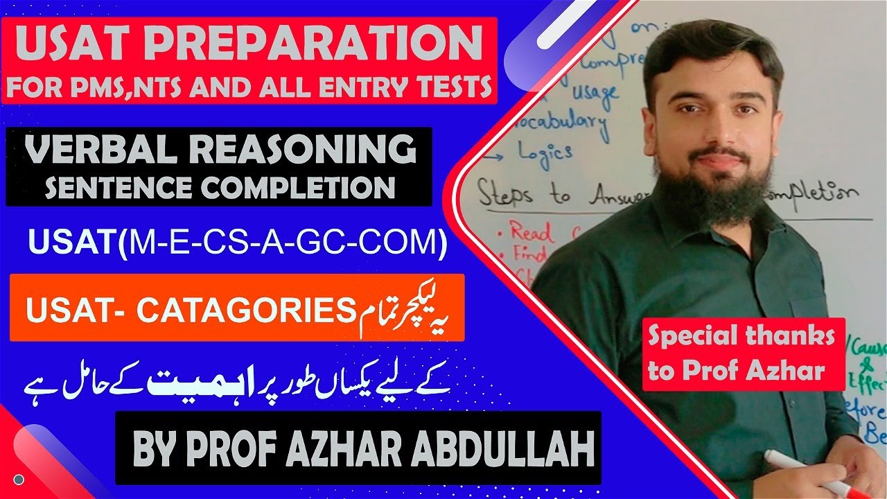 USAT preparation Sentence Completion Tips and Tricks