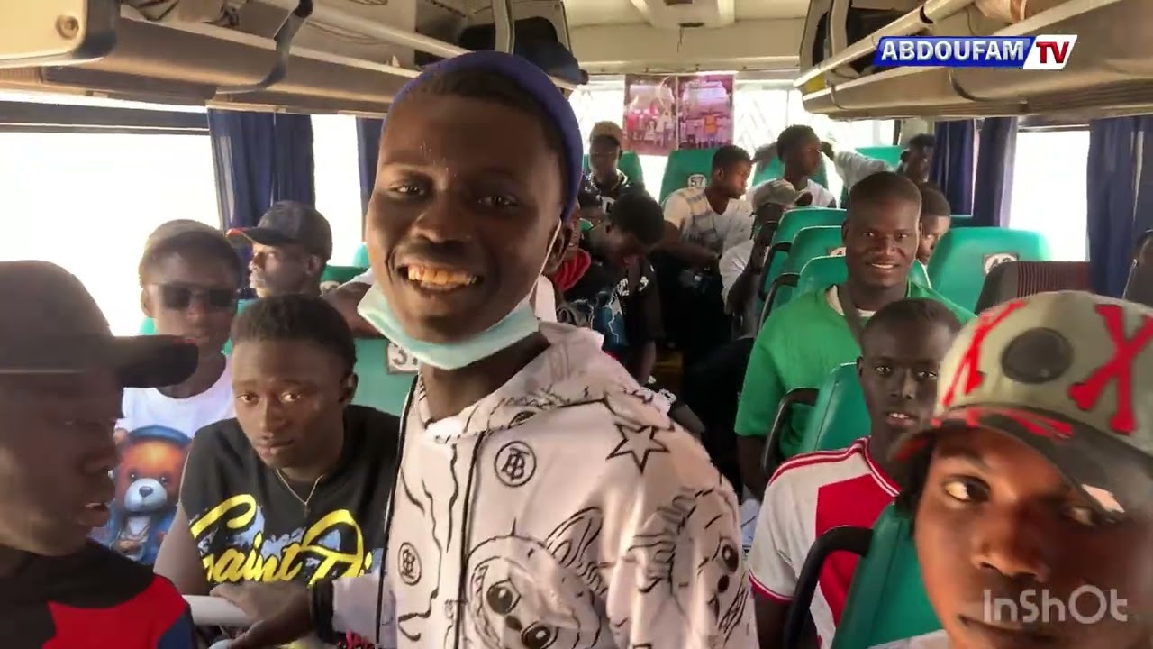 L’arrivée des supporter de ordinateur à Dakar 