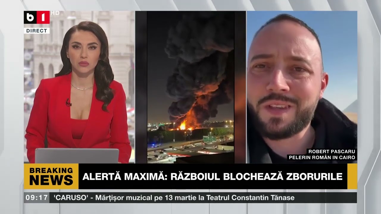 R. PASCARU, PELERIN ROMÂN LA CAIRO, DESPRE FUGA ROMÂNILOR DIN FAȚA RĂZBOIULUI_Știri B1TV_2 mar. 2026