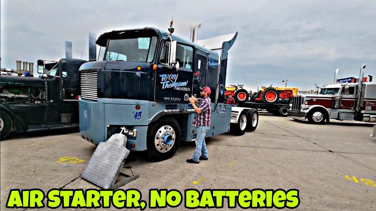 Редчайший бескапотный Kenworth K100 1972 года ручной сборки в Америке