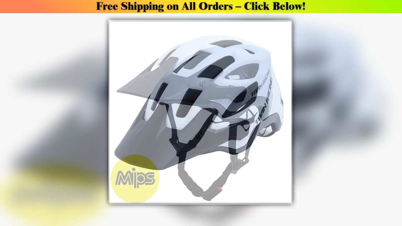 The world's first MIPS off-road mountain bike helmet magnetic buckle high-end inner pad