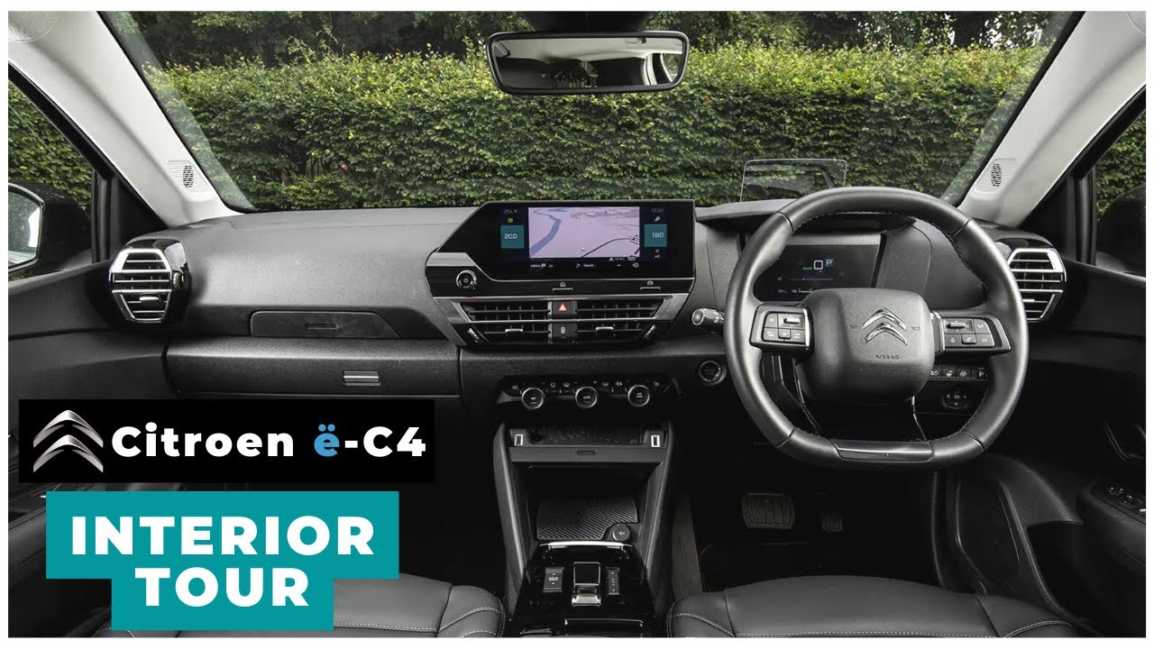 A Look Inside the Citroën E-C4 Shine Plus 👀