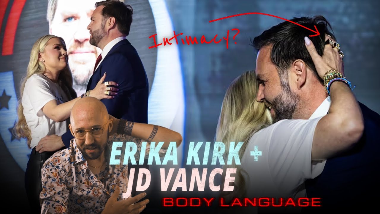 What Erika Kirk and JD Vance's REVEALING Body Language Says About Their Relationship