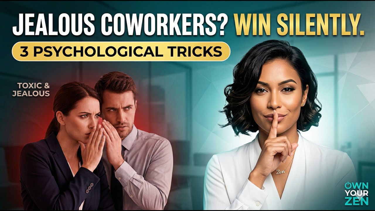 Jealous Coworkers? 3 Psychological Tricks to Outplay Them (Without Saying a Word)
