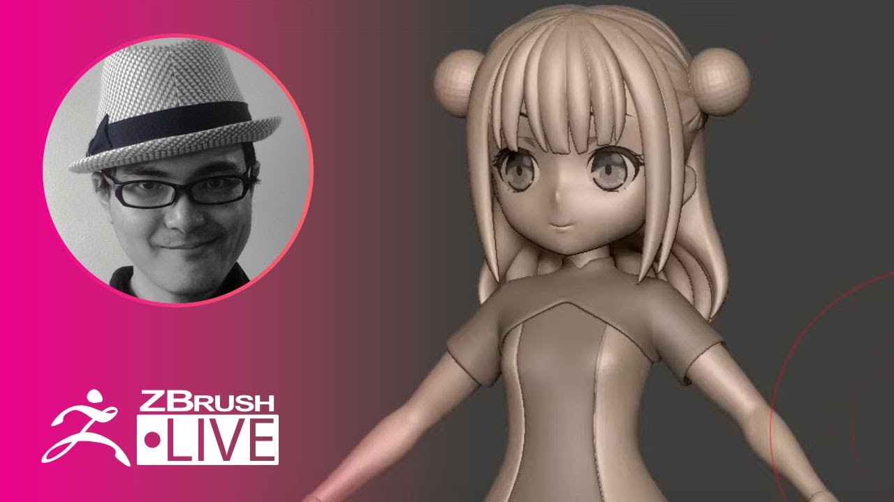 [JA] 3Dプリント用キャラクターの作り方 - Sakaki Kaoru - ZBrush 2021