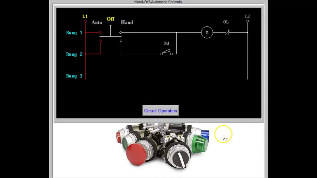 Seperate, Hand-off-Auto, Sequence Control Circuits