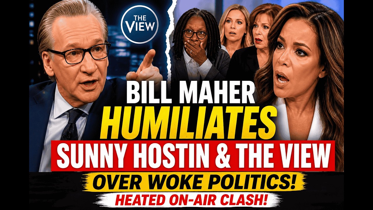 Bill Maher HUMILIATES Sunny Hostin & The View Over Woke Politics | Heated On-Air Clash!