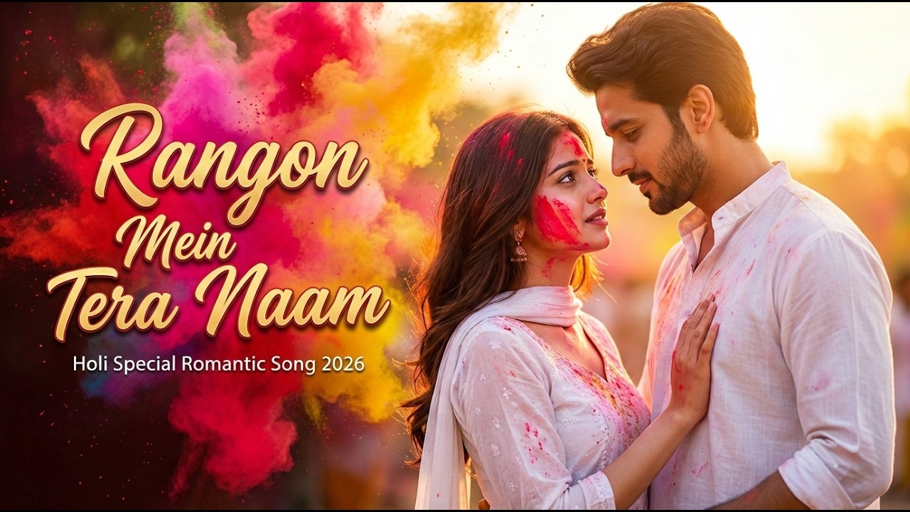 Rangon Mein Tera Naam | Romantic Holi Song 2026 | Love Vibes | INDIAN MUSIC 2.0 #holi #trandingsong