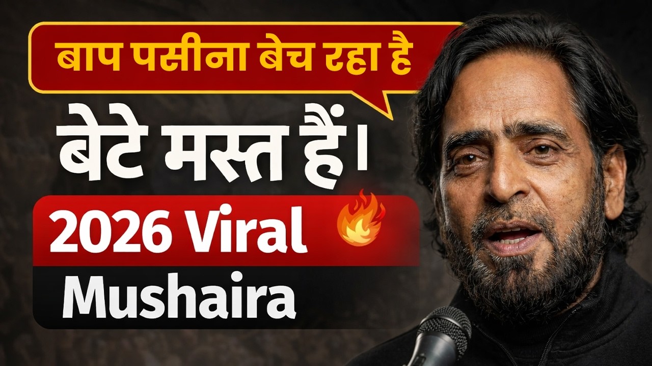बाप पसीना बेच रहा है, बेटे मस्त हैं 🔥 | Shakeel Phoolpuri | All India Mushaira Jaunpur 2026