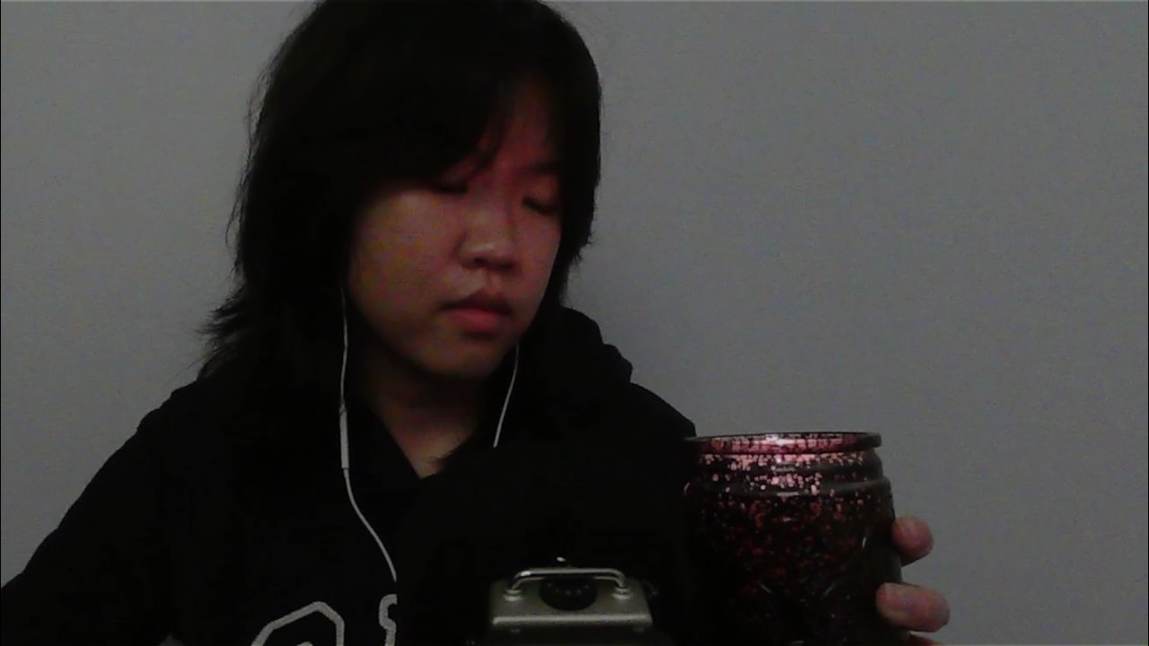 [ASMR] Candle Sounds (Tapping, Lighting, Faint Wood Burning)