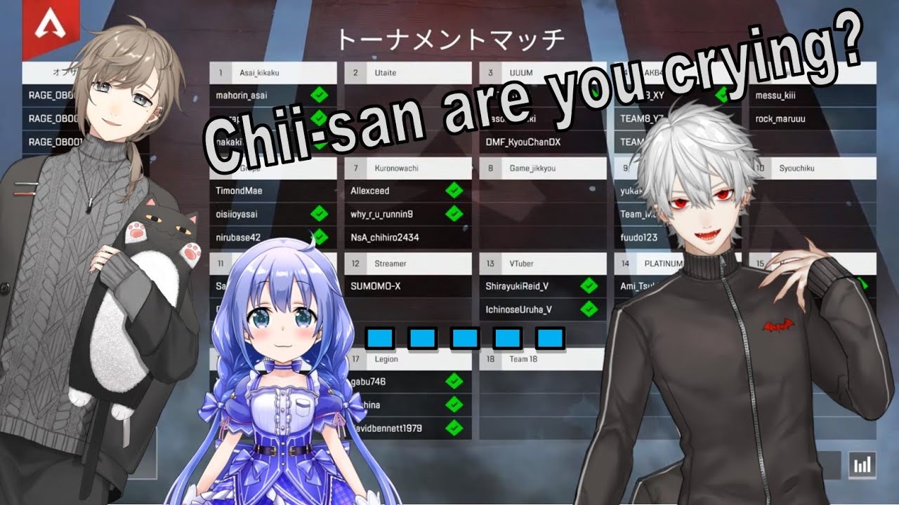 [Nijisanji/Eng sub]ChroNoiRChii tournament apex legends