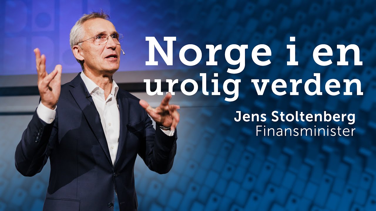 Norge i en urolig verden - Jens Stoltenberg - gjesteforelesning på BI