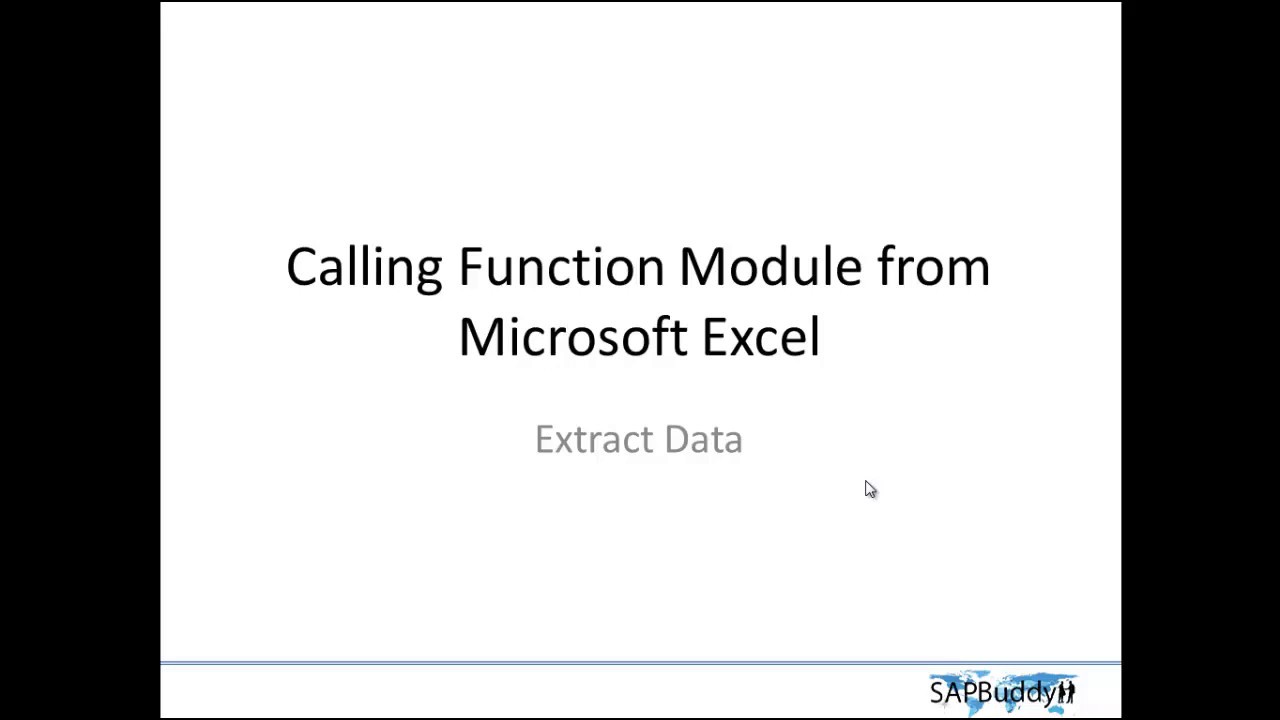 9 calling function module for microsoft excel