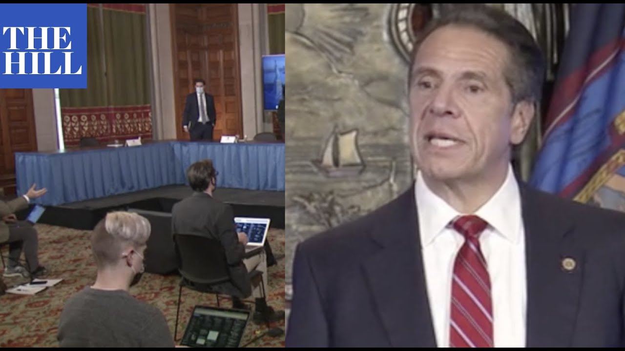 FIERY MOMENT: Cuomo spars with reporter over New York COVID-19 numbers.