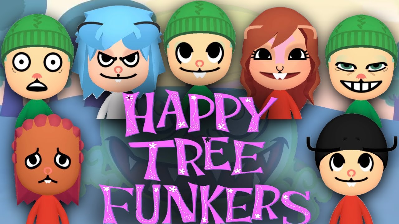 Every HAPPY TREE FUNKIN' vs Fliqpy Mii MOD EVER!