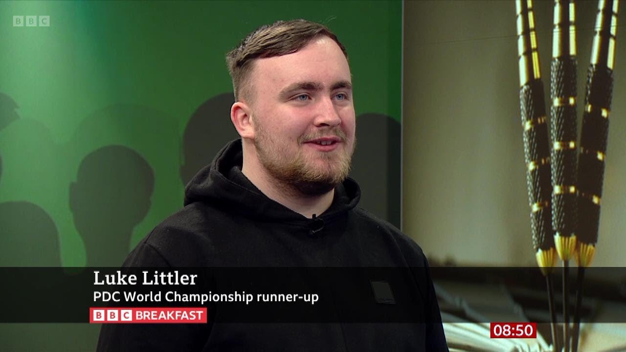 Luke Littler, Nathan Aspinall (Darts Players) On BBC Breakfast [03.04.2024]