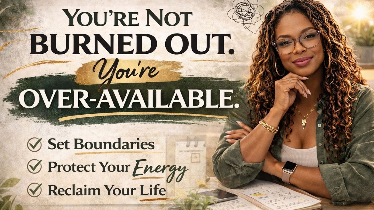 You are not burned out, You are over available