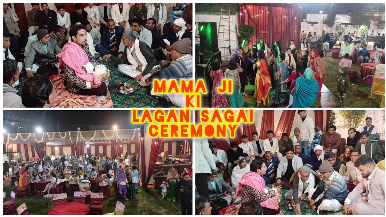 Mamaji Ki Lagan Sagai Ceremony 🎊 | Family Vlog | Full masti