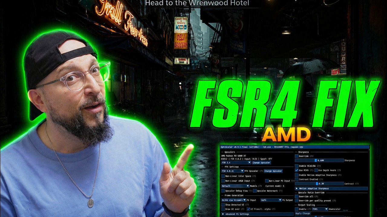 Resident Evil Requiem Optimization Guide - Easy FSR4 Fix