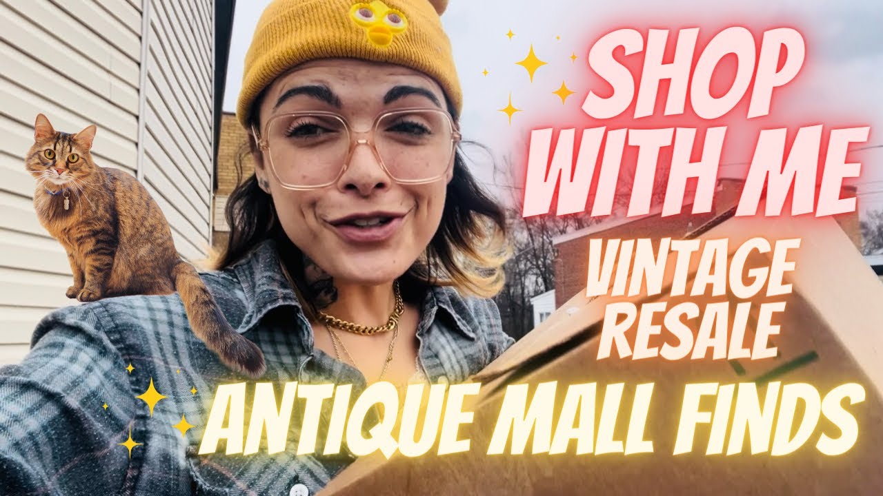 “Look At It!”| SHOP WITH ME | VINTAGE RESALE | ANTIQUE MALL FINDS | THRIFTING | FLEA MARKET | KITSCH