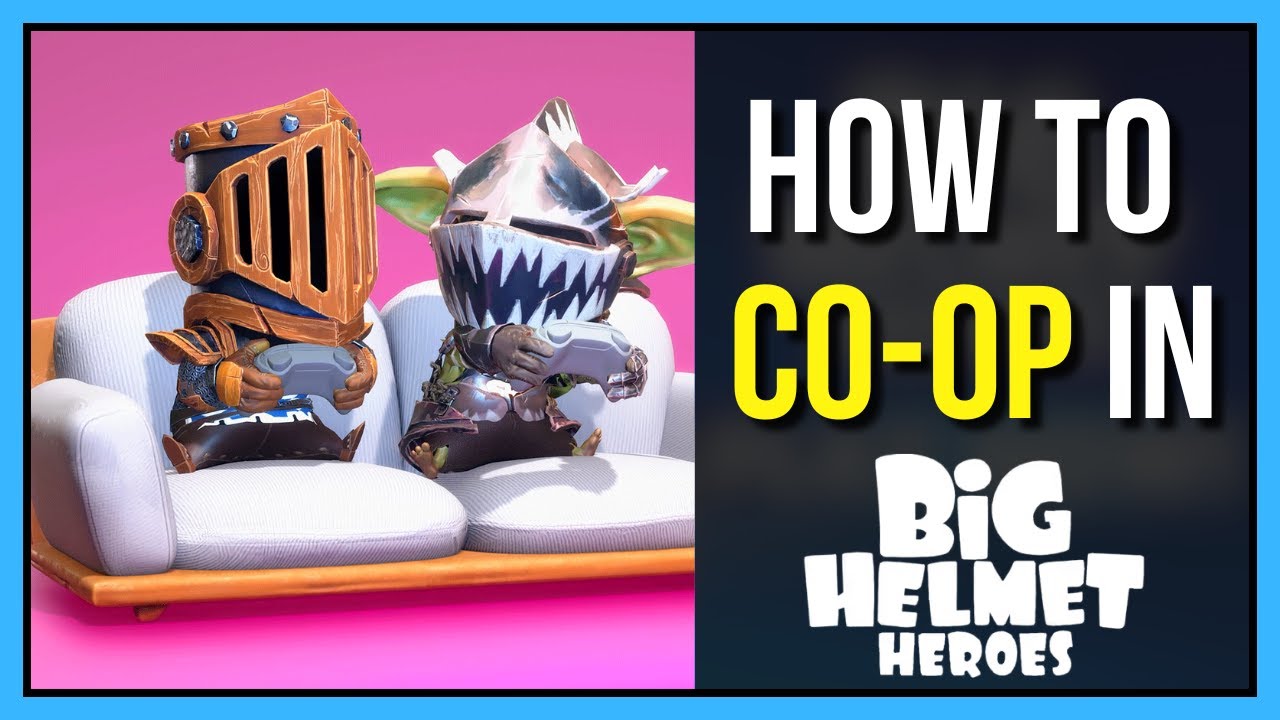 How to Play Local Multiplayer Co-op in Big Helmet Heroes