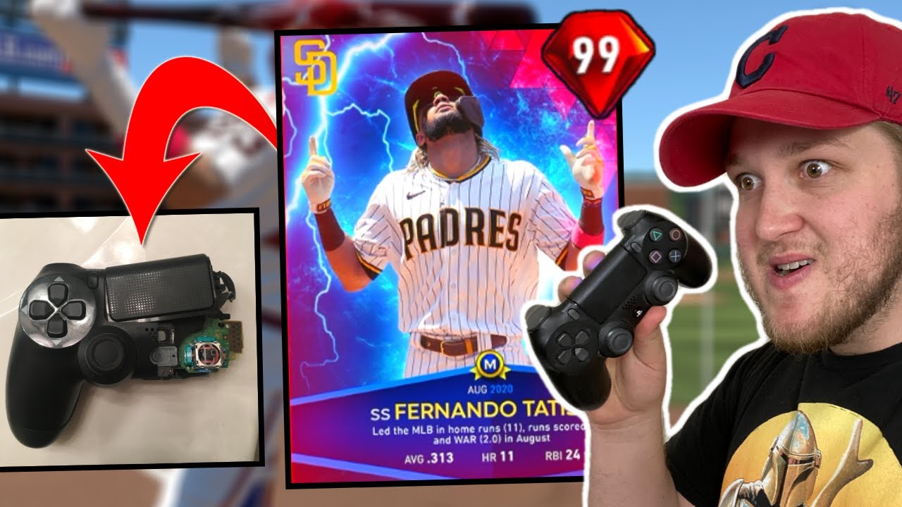i broke my controller debuting 99 PRESTIGE FERNANDO TATIS JR.. MLB The Show 20