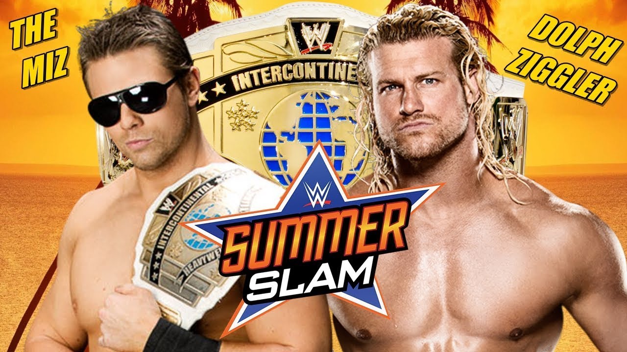 The Miz (C) VS Dolph Ziggler INTERCONTINENTAL CHAMPIONSHIP SUMMERSLAM 2014....WWE 2K15