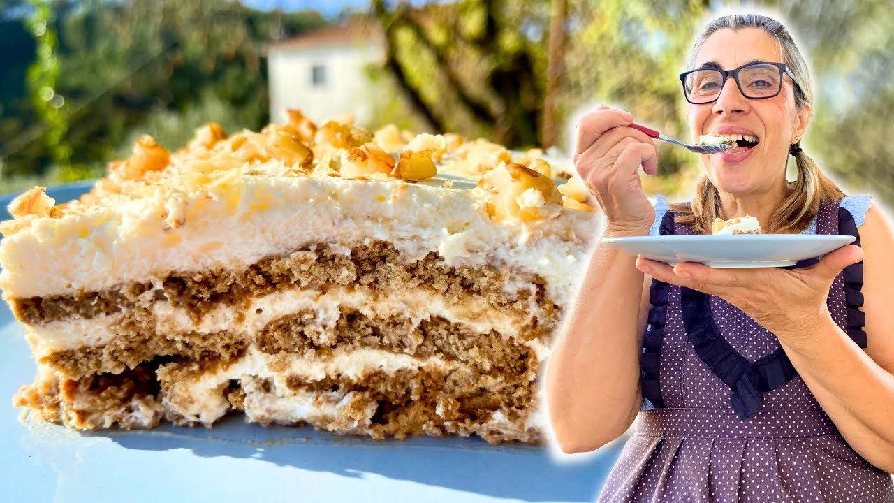 Bolo de Bolacha de Travessa! Todo o mundo come mais do que 1 fatia!