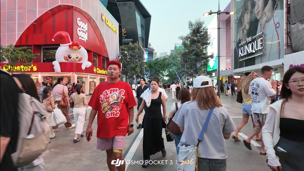 Siam Square Bangkok Walking Tour | ASMR #bangkok #coupletravel #travel #walkingtour 