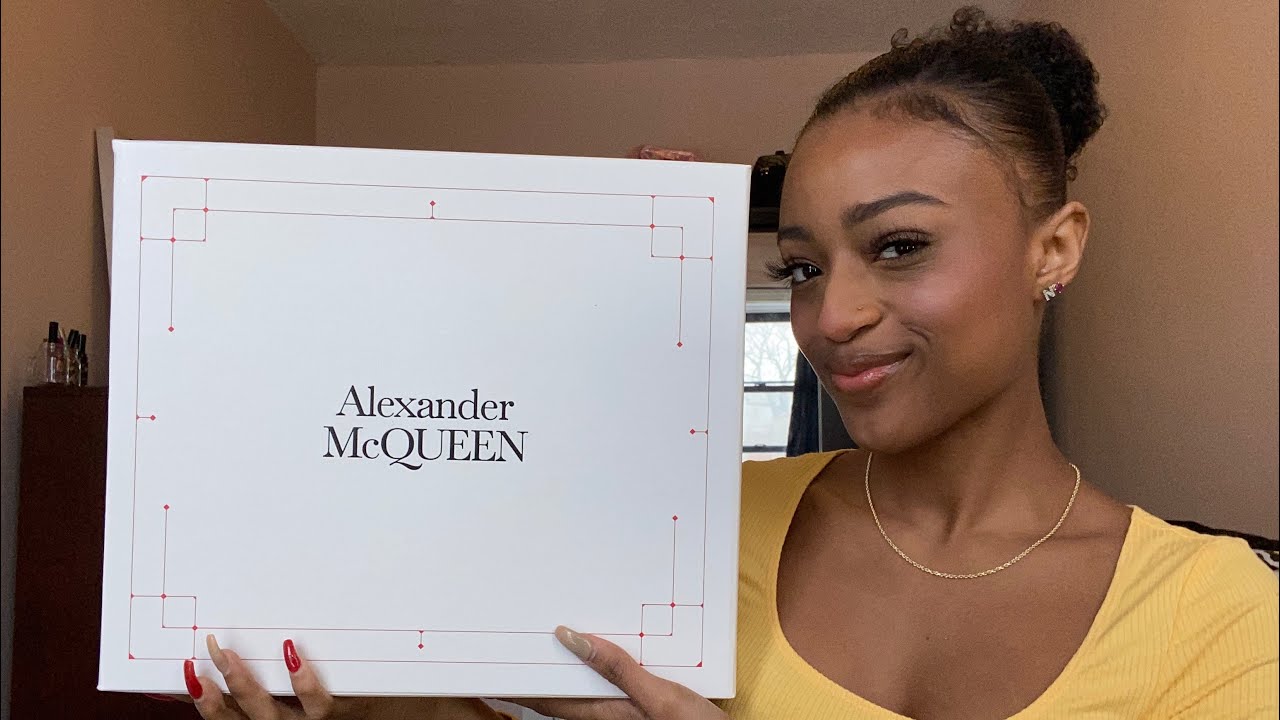 Alexander McQueen Oversized Sneakers|| luxury shoe unboxing