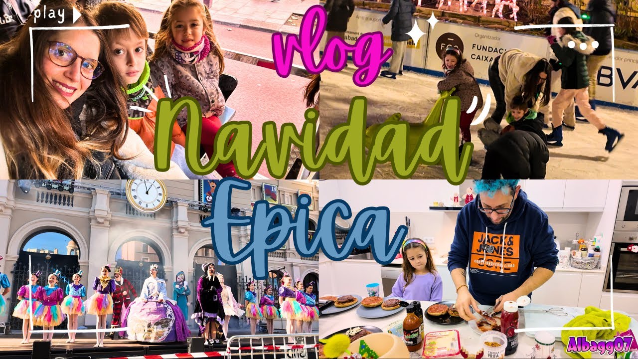 Vivimos la NAVIDAD M&Aacute;S &Eacute;PICA en FAMILIA 🎄🚂❄️🍔@albagg07