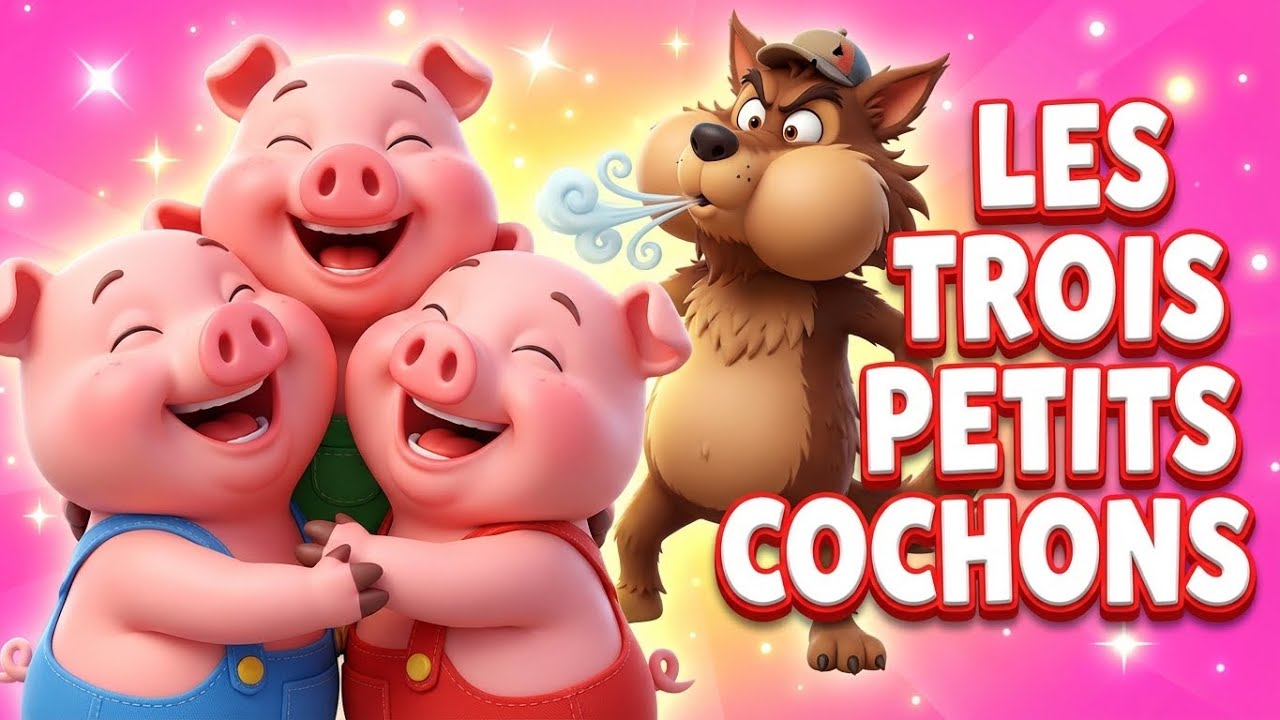 Les 3 Petits Cochons & le Grand Méchant Loup - Conte pour Enfants Choupioty