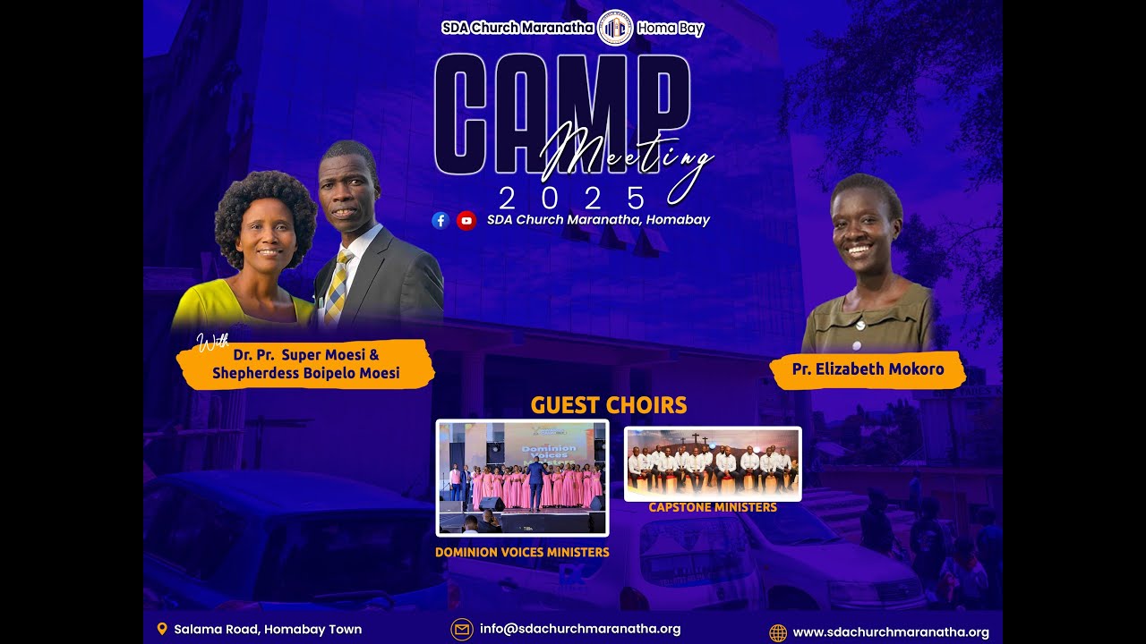 DAY 2 | SDA Church Maranatha Camp Meeting 2025 |Capstone Ministers, Dominion Voices |Pr. Super Moesi