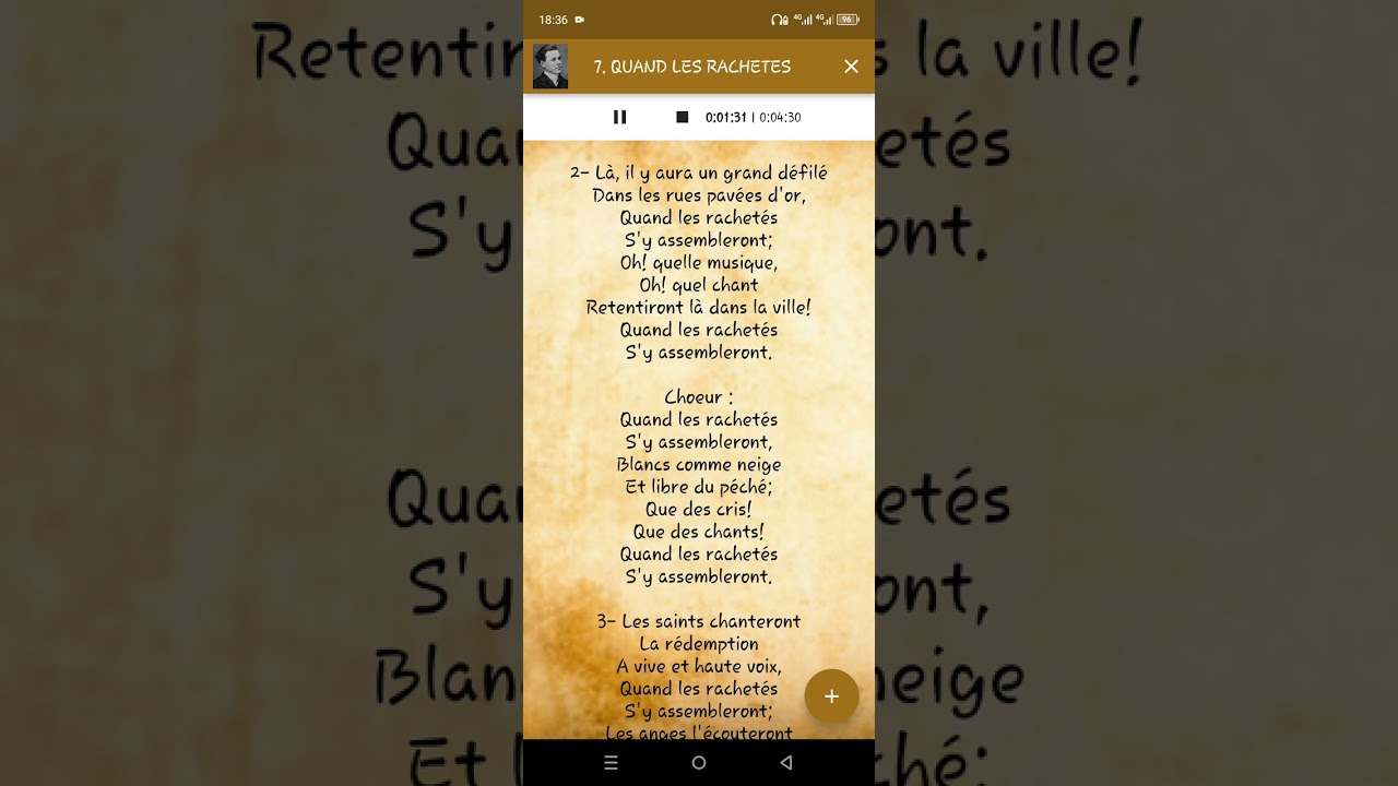 Quand les rachet&eacute;s s'y assembleront
