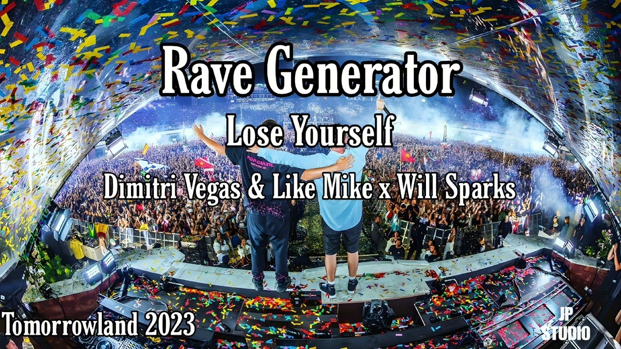Dimitri Vegas & Like Mike - Rave Generator vs Lose Yourself (intro Tomorrowland 2023)