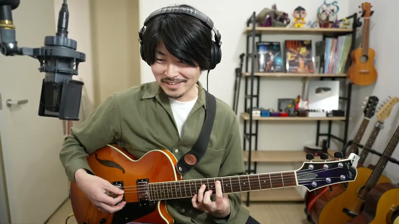 Stardustを練習しながら、ギターの質問に答えたり雑談したりする配信