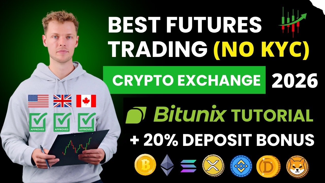 Bitunix Tutorial 2026 ✅ Best No KYC Crypto Exchange 📊 20%+ Deposit Bonus For Futures Trading 🎁