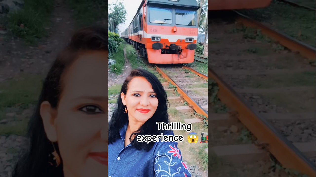 Thrilling experience 😱🚂