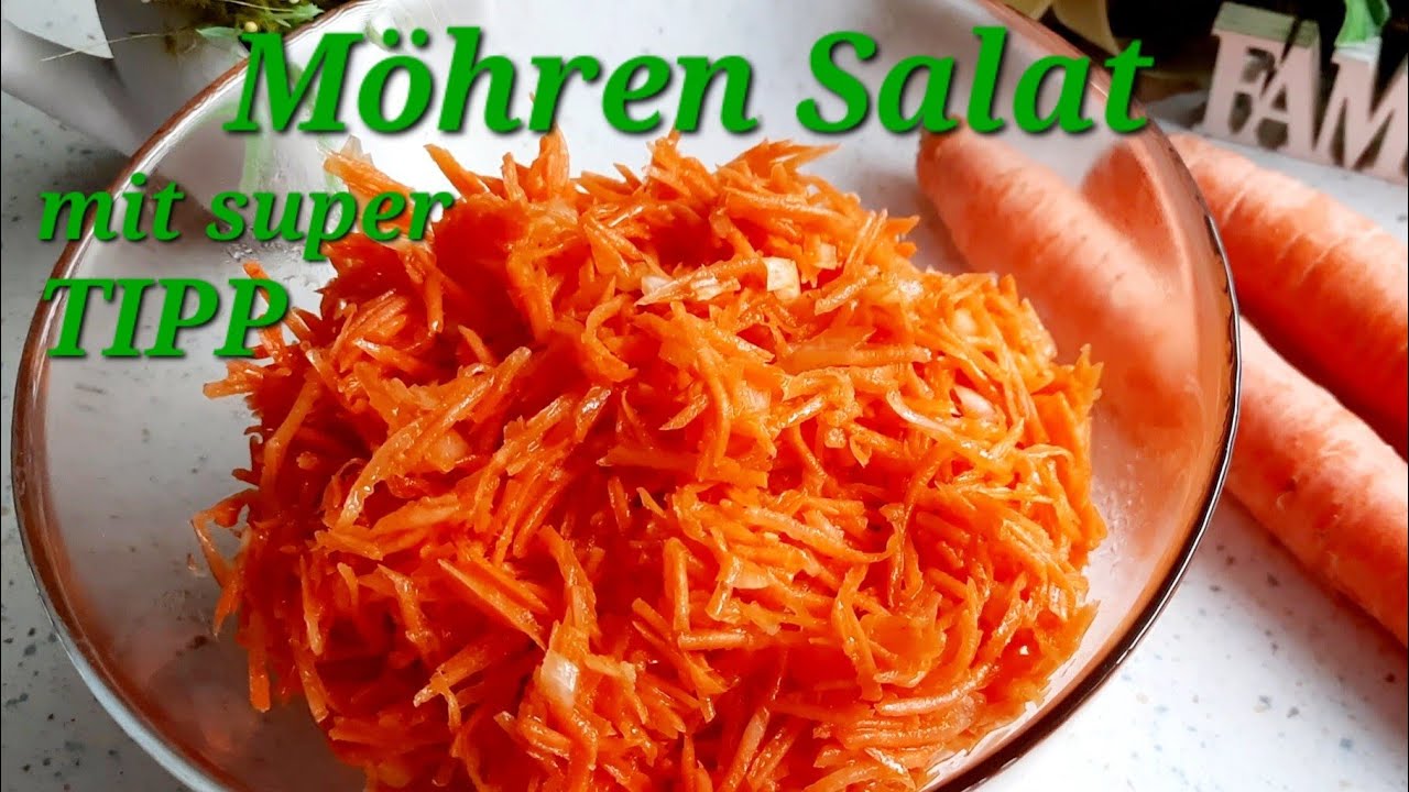 Russischer MÖHRENSALAT Karotten nach koreanischer Art, zum sofort essen! Морковь по корейски